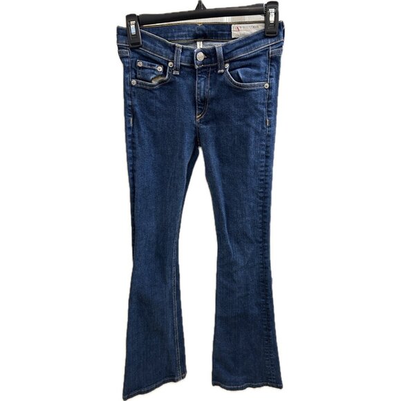 Rag & Bone Jean Elephant Bell Jeans Womens 26 Flare Blue - Picture 2 of 15